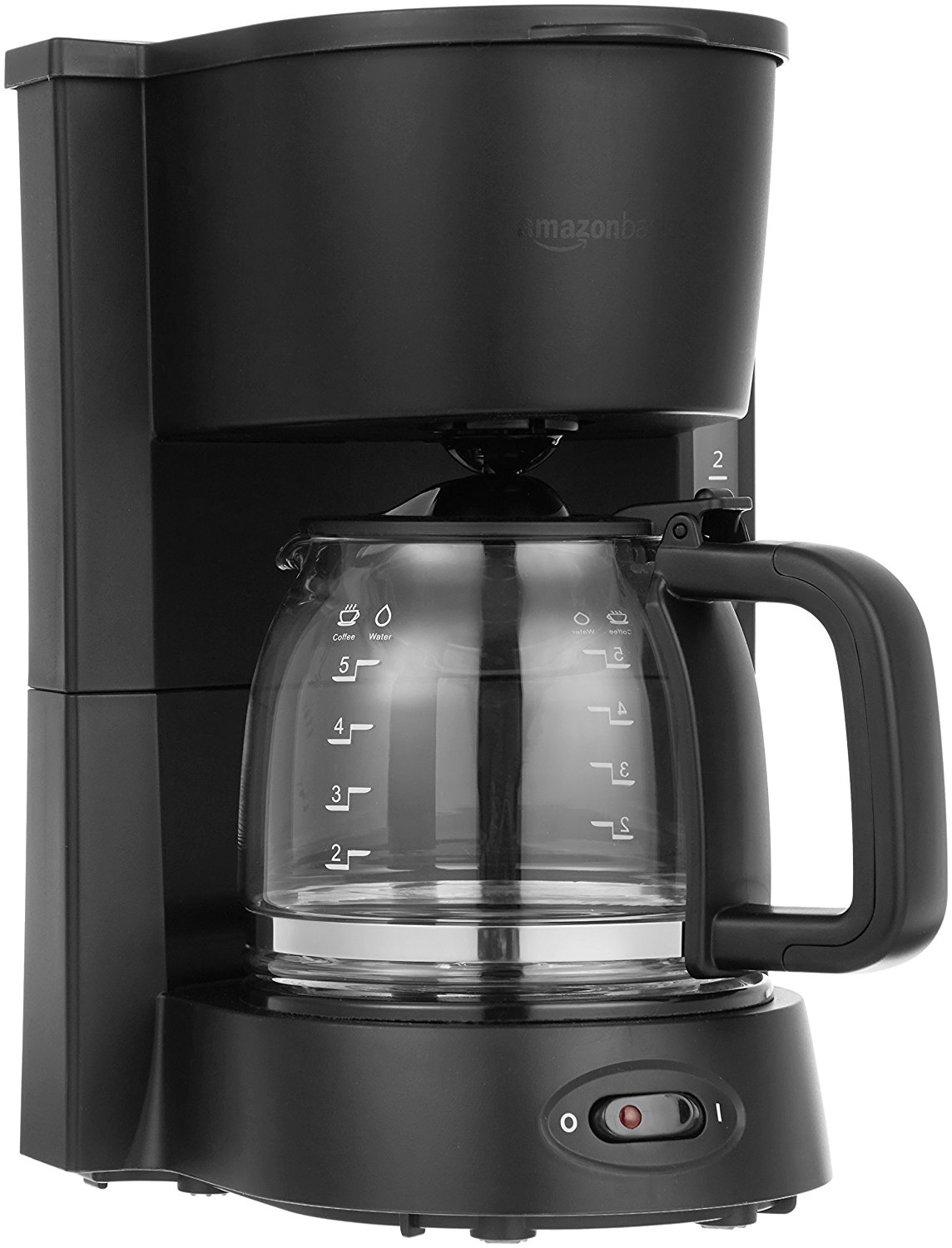 5-Cup Coffeemaker with Glass Carafe