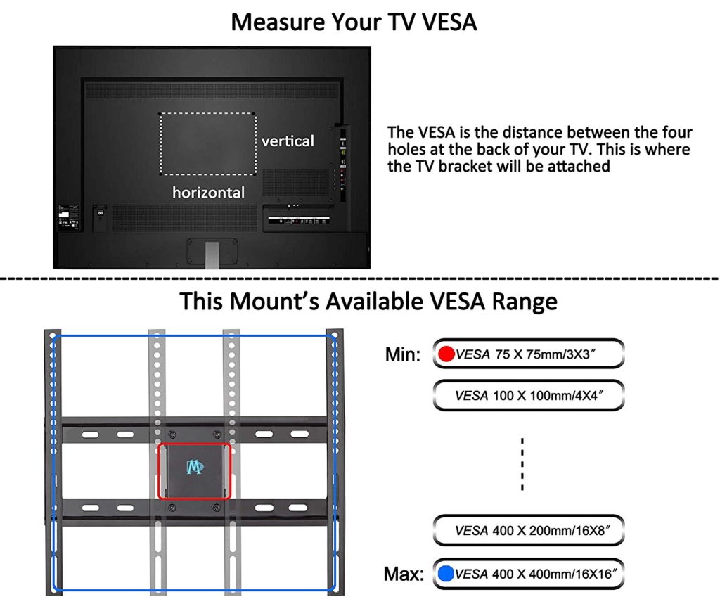 Mounting Dream MD2377 TV Wall Mount Bracket for Most 2655 Inch LED