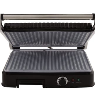 Oster CKSTPM6001-ECO Extra Large DuraCeramic Panini Maker and Indoor Grill