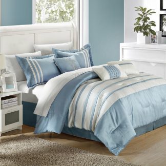 Chic Home Torino Pleated Piecing Luxury Bedding Collection