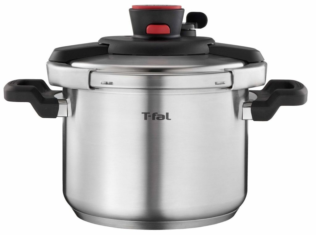 Tfal P45007 Clipso 6Litre Stainless Steel Pressure Cooker, Silver