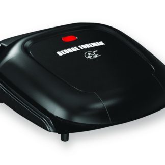 George Foreman GR0040BC 2-Serving Classic Plate Grill, Black