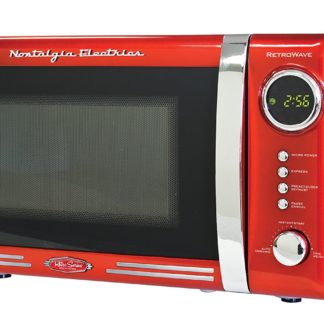 Nostalgia RMO770RED Retro Series 0.7 Cubic Foot 700-Watt Microwave Oven