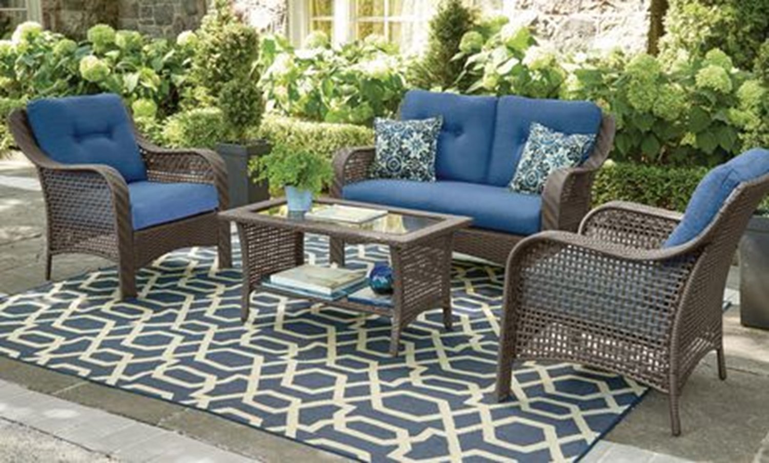 Patio Furniture Set. Soft and Durable Cushioning ...